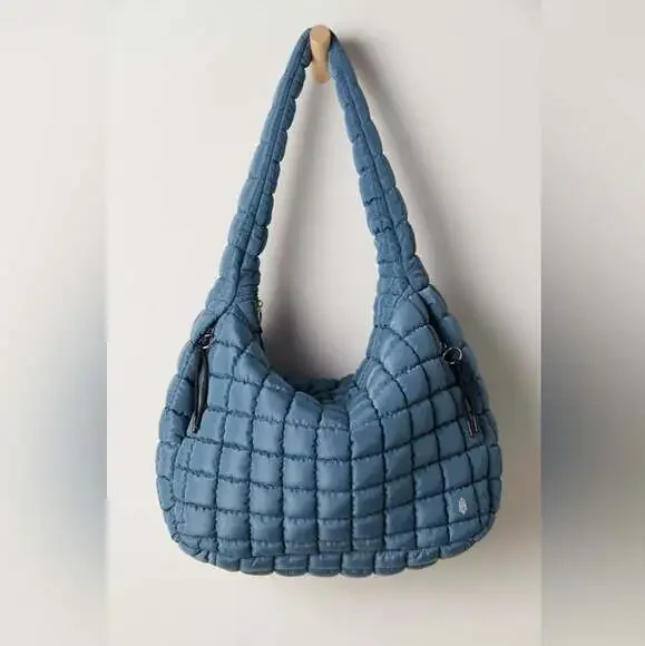 Free People Quilted Carryall Bag in Skyline (CURRENT)($78) - Picture 2 of 9